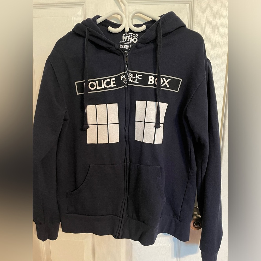 Doctor Who sweater.  Size Large